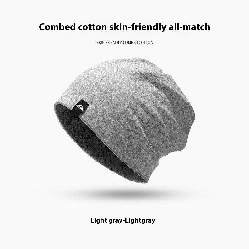 Men's Thick Wool Knitted Hat - Windproof & Warm for Autumn/Winter - Buy Center US