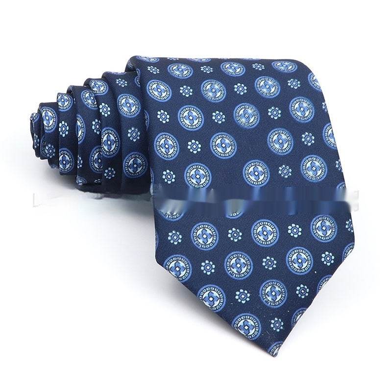 Buycenter Men's Printed Polyester Tie - Stylish Workplace Bow Tie - Buy Center US