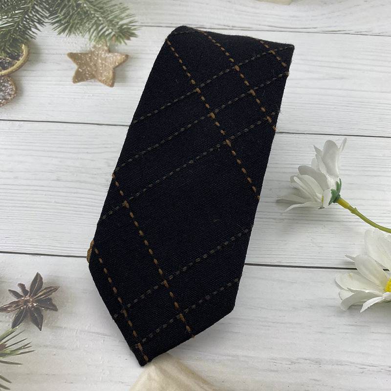 Buycenter Knitted Cotton Bow Tie - Striped Design for Schools - Buy Center US