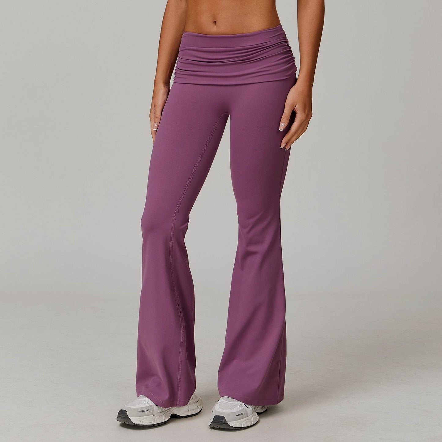 Quick-Dry Yoga Pants for Women - Casual Wide Leg & Nude Feel Comfort - Buy Center US