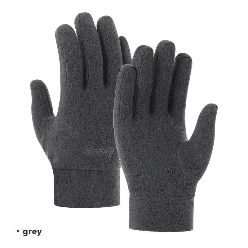 Warm Polar Fleece Gloves - Stylish & Thick for Winter Riding - Buy Center US