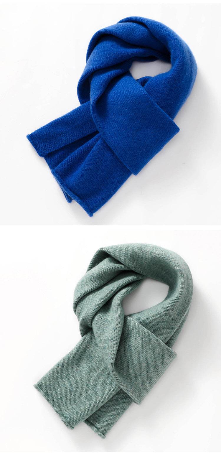 Buycenter Cashmere Scarf - Warm Wool Scarf for Men & Women, 150x26 cm - Buy Center US