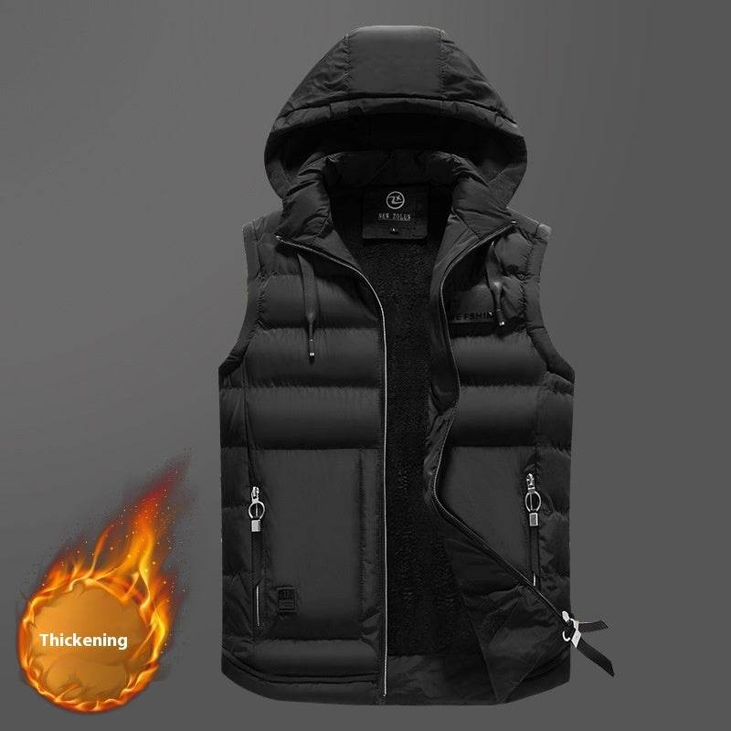 Buycenter Men's Casual Cotton Vest - Slim Fit, Pocket Style Options - Buy Center US