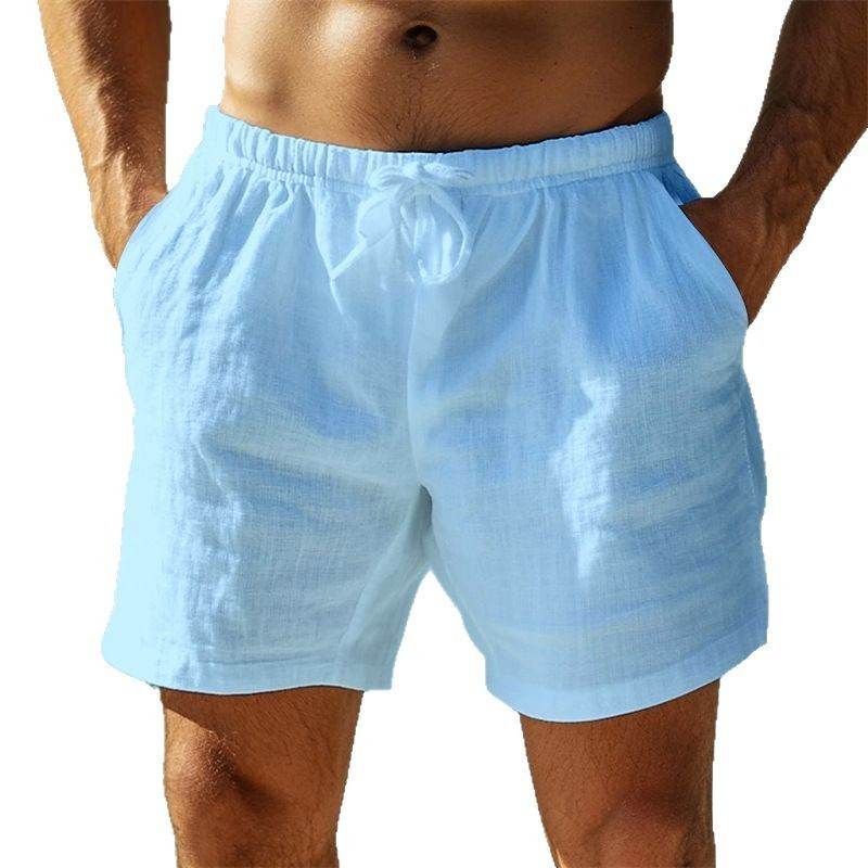 Buycenter Pure Cotton Casual Shorts - Breathable, Solid Colors for Summer - Buy Center US