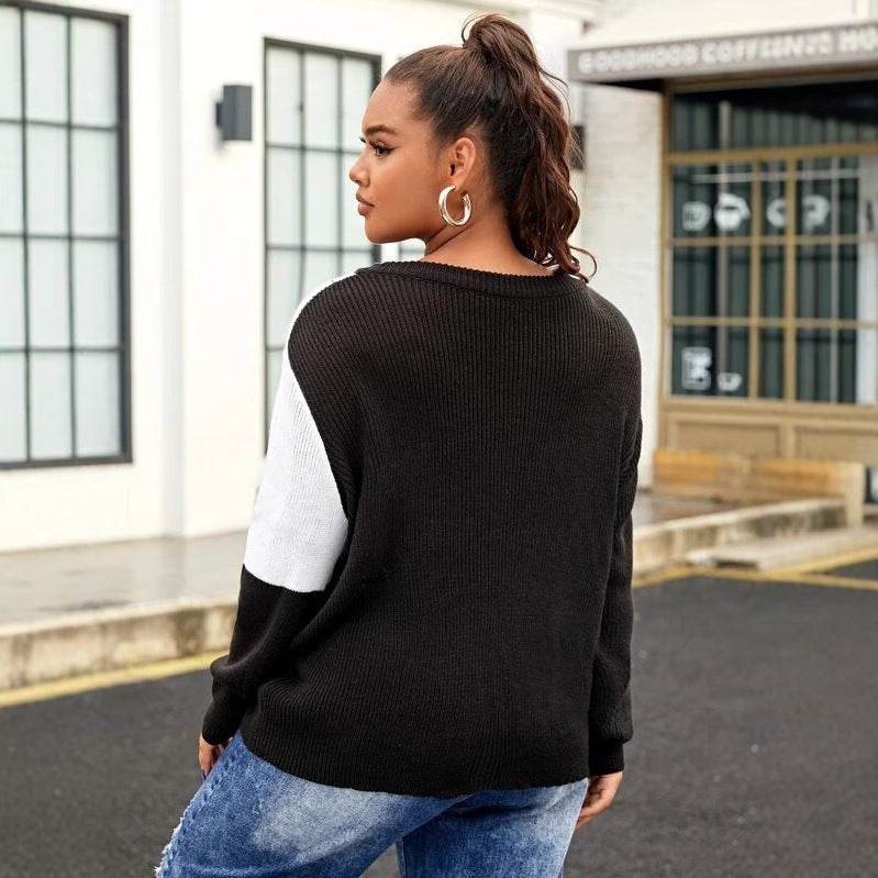 Plus Size Women's Sweater - Distressed Loose Fit, Available in 1XL to 4XL - Buy Center US