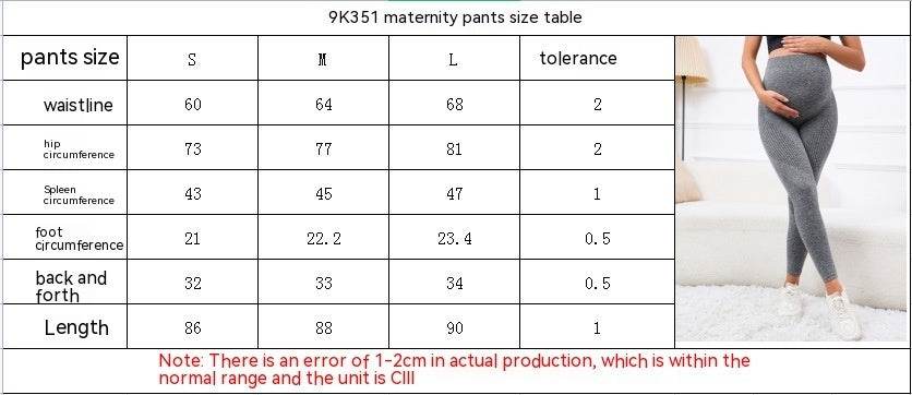 High Waist Pregnancy Yoga Pants - 3D Belly Support in Soft Fabrics - Buy Center US