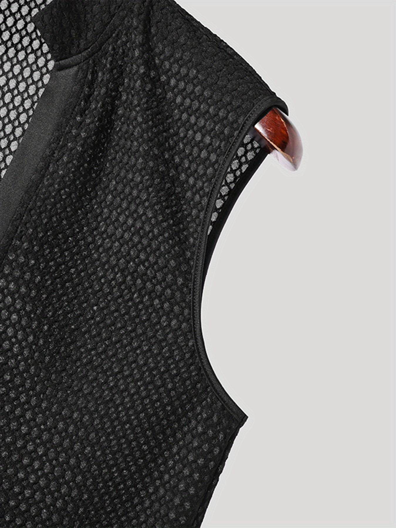 INCERUN Men's V-Neck Knit Tank Top - Casual Solid Color for Summer - Buy Center US