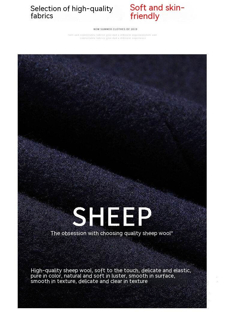 Buycenter Korean Style Wool Coat - Thickened Velvet for Winter Warmth - Buy Center US