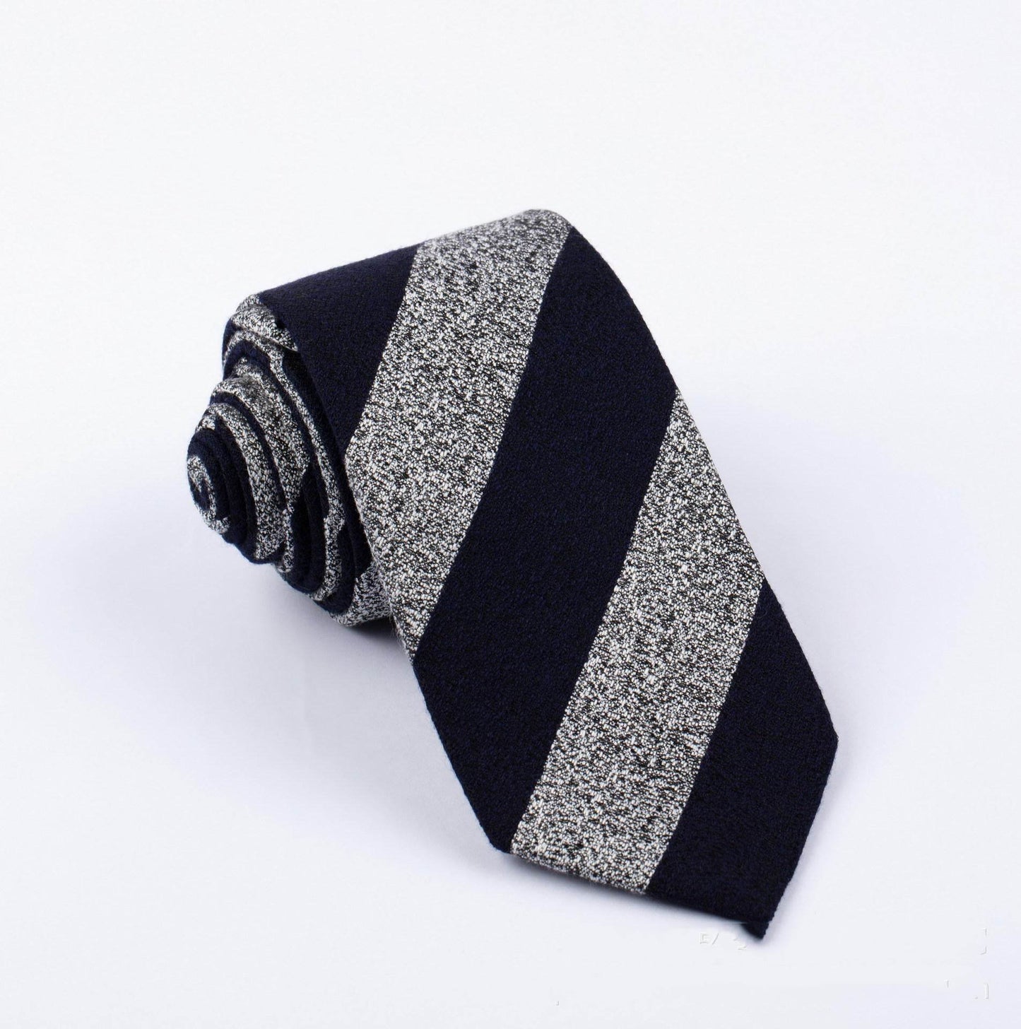 Buycenter Polyester Jacquard Tie - Stylish Stripes for Unisex Fashion - Buy Center US