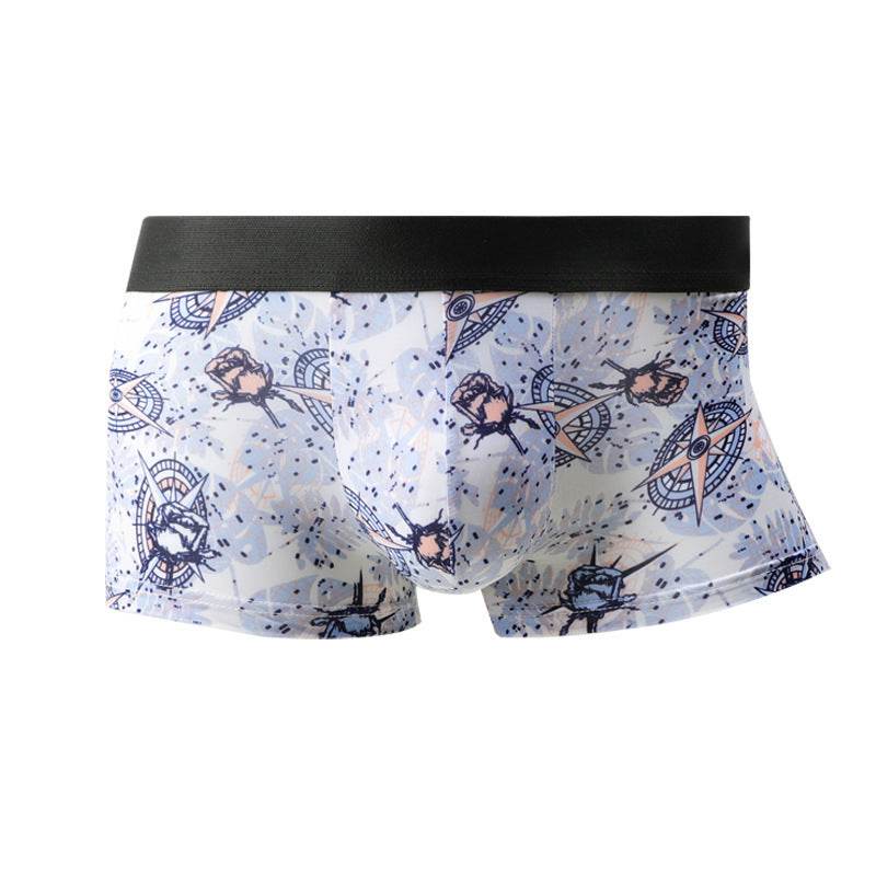 Buycenter Men's Ice Silk Underwear - Breathable, Traceless Summer Shorts - Buy Center US
