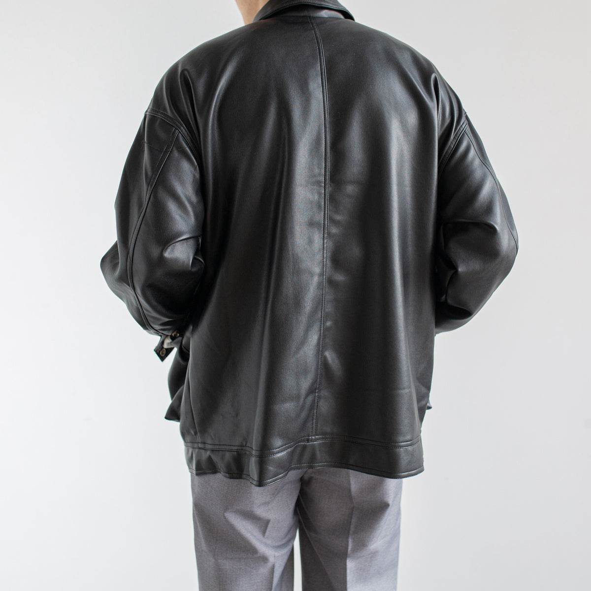 Buycenter Black Chic Leather Jacket for Men - Trendy & Stylish Look - Buy Center US