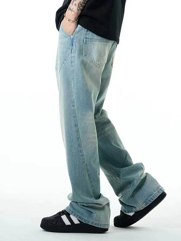 Buycenter Distressed Casual Jeans - Straight Loose Fit for All Seasons - Buy Center US