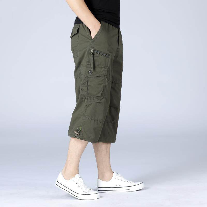 Buycenter Plus Size Summer Leggings - Loose Casual Pants with Pockets - Buy Center US