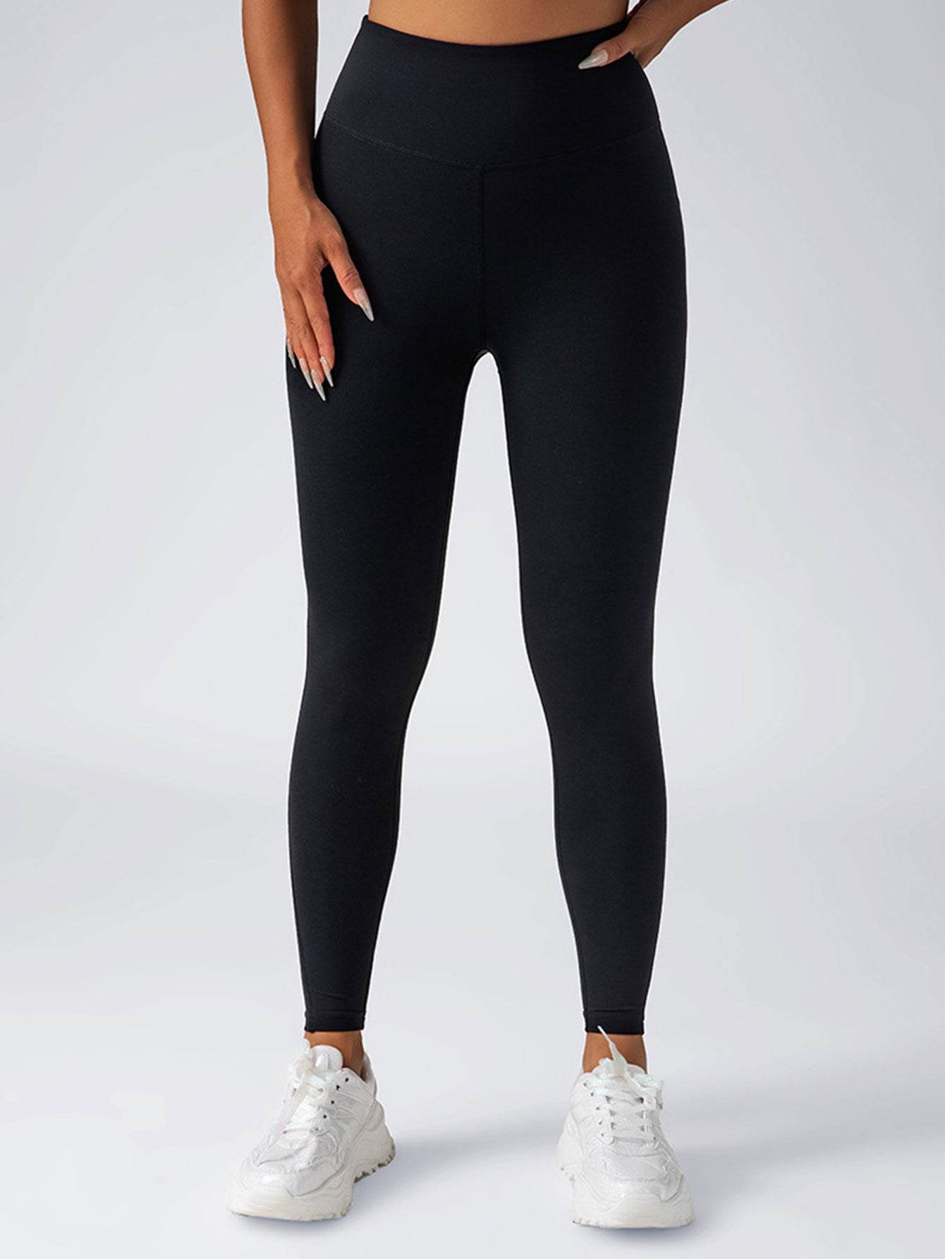 High Waisted Leggings with Pockets - Women's Tummy Control Yoga Pants - Buy Center US
