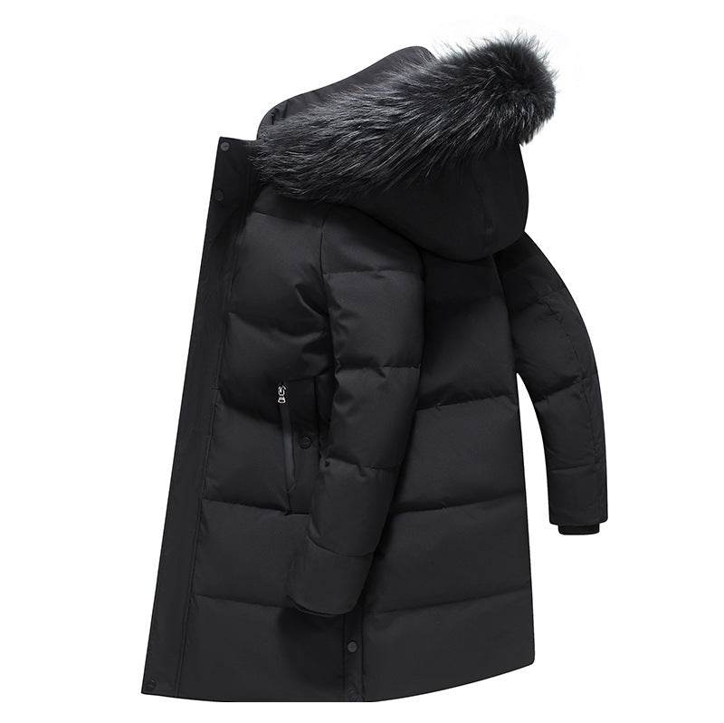 Buycenter Fur Collar Down Jacket - Thick and Warm, Cold-Resistant Style - Buy Center US