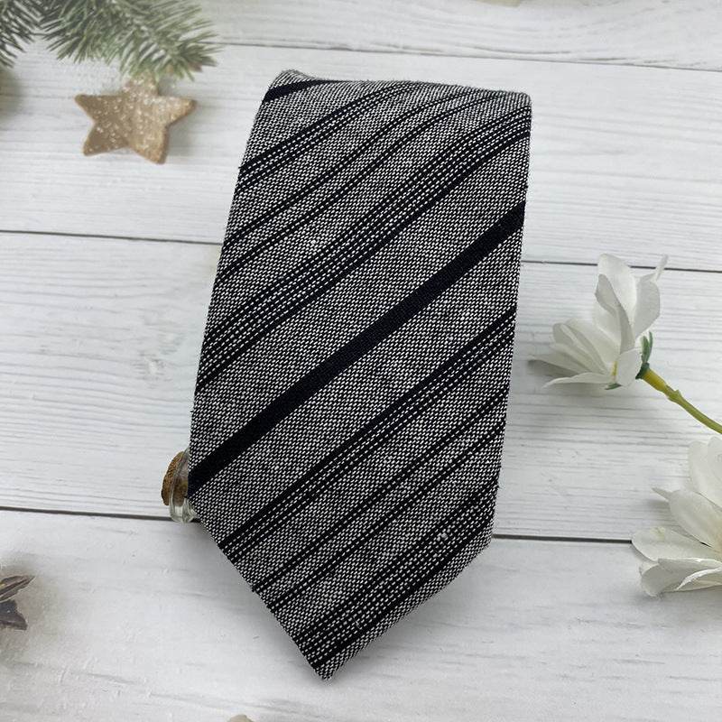 Buycenter Knitted Cotton Bow Tie - Striped Design for Schools - Buy Center US