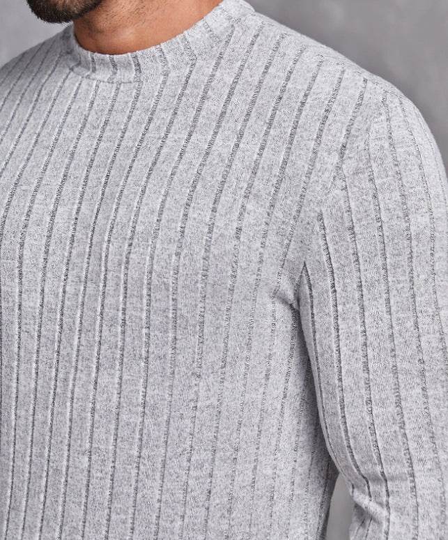 Casual Solid Color Round Neck Pullover T-shirt - Slim Fit for All Seasons - Buy Center US