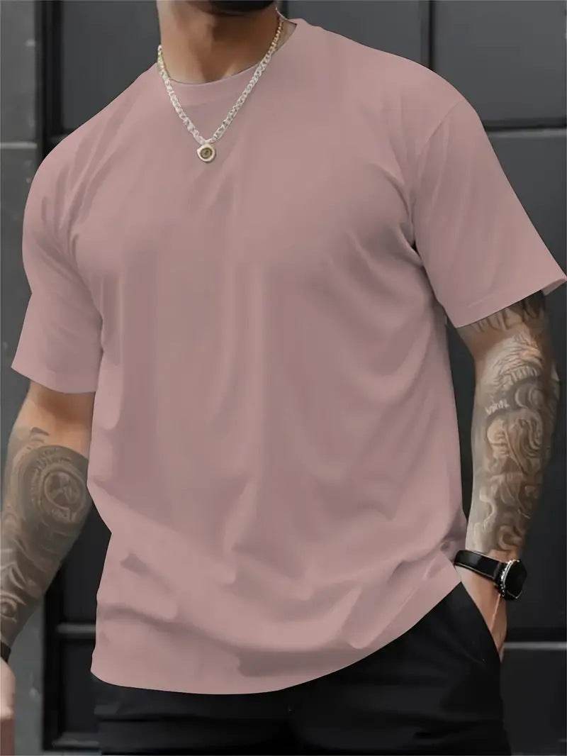 3D Printed Short Sleeve T-Shirt - Stylish Round Neck in Multiple Colors - Buy Center US