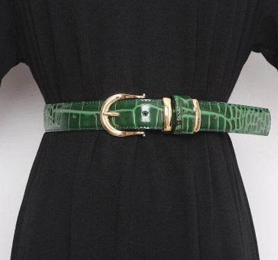 Women's Genuine Leather Fashion Belt - Versatile Decoration in Multiple Colors - Buy Center US