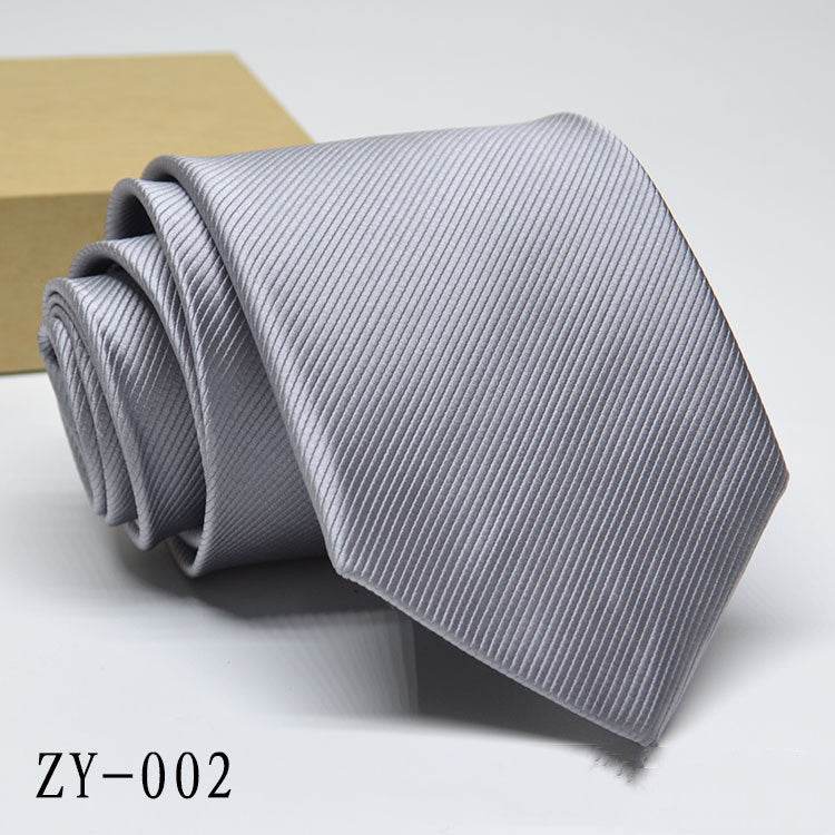 Buycenter Men's 1200D Striped Tie - Elegant Jacquard Style, Various Colors - Buy Center US