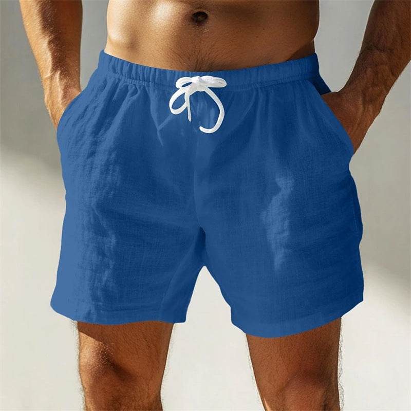 Buycenter Pure Cotton Casual Shorts - Breathable, Solid Colors for Summer - Buy Center US
