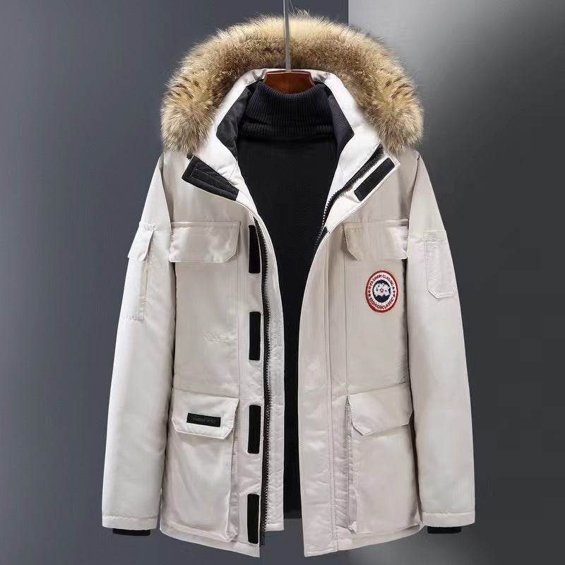 Buycenter Winter Men's Mid-length Coat - Warm Outdoor Jacket in 6 Colors - Buy Center US