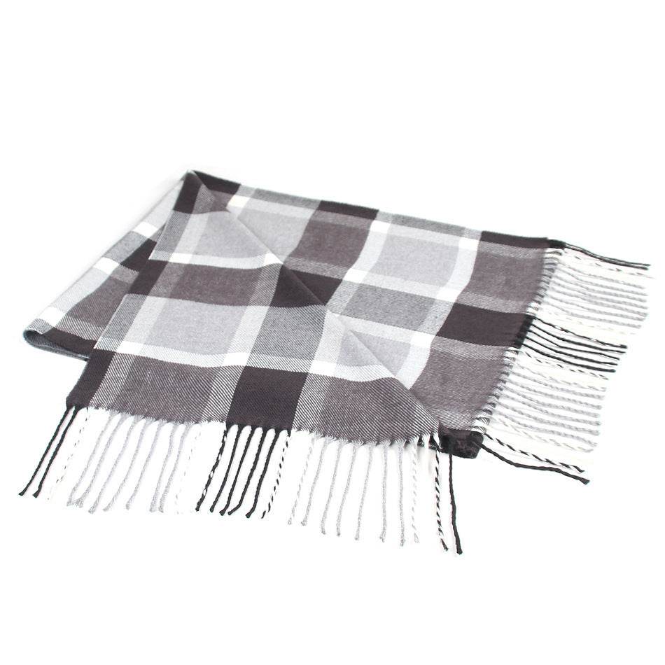 Buycenter Men's Casual Plaid Scarf - Warm Imitation Cashmere Style - Buy Center US