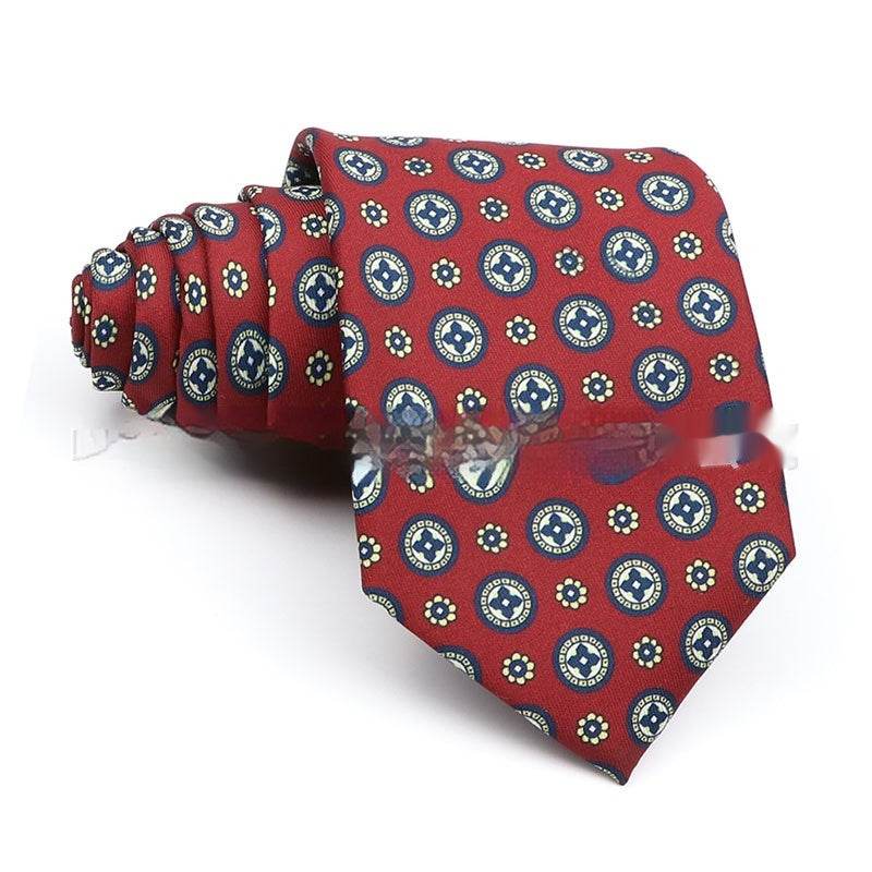 Buycenter Men's Printed Polyester Tie - Stylish Workplace Bow Tie - Buy Center US
