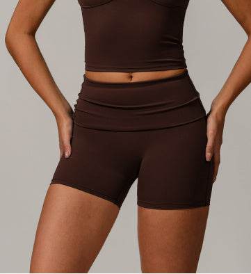 Women's High-Waist Quick-Drying Yoga Shorts - Eco-Friendly Fabric - Buy Center US