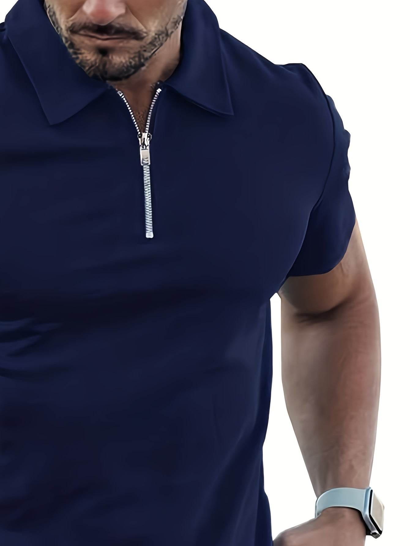 Men's Summer Polo Shirt and Shorts Set - Lightweight, Casual Fit - Buy Center US
