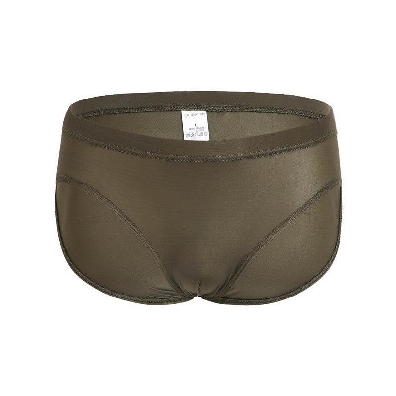 Buycenter Ultra-Thin Nylon Ice Silk Men's Briefs - Comfortable & Trendy - Buy Center US