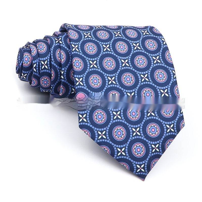 Buycenter Men's Printed Polyester Tie - Stylish Workplace Bow Tie - Buy Center US