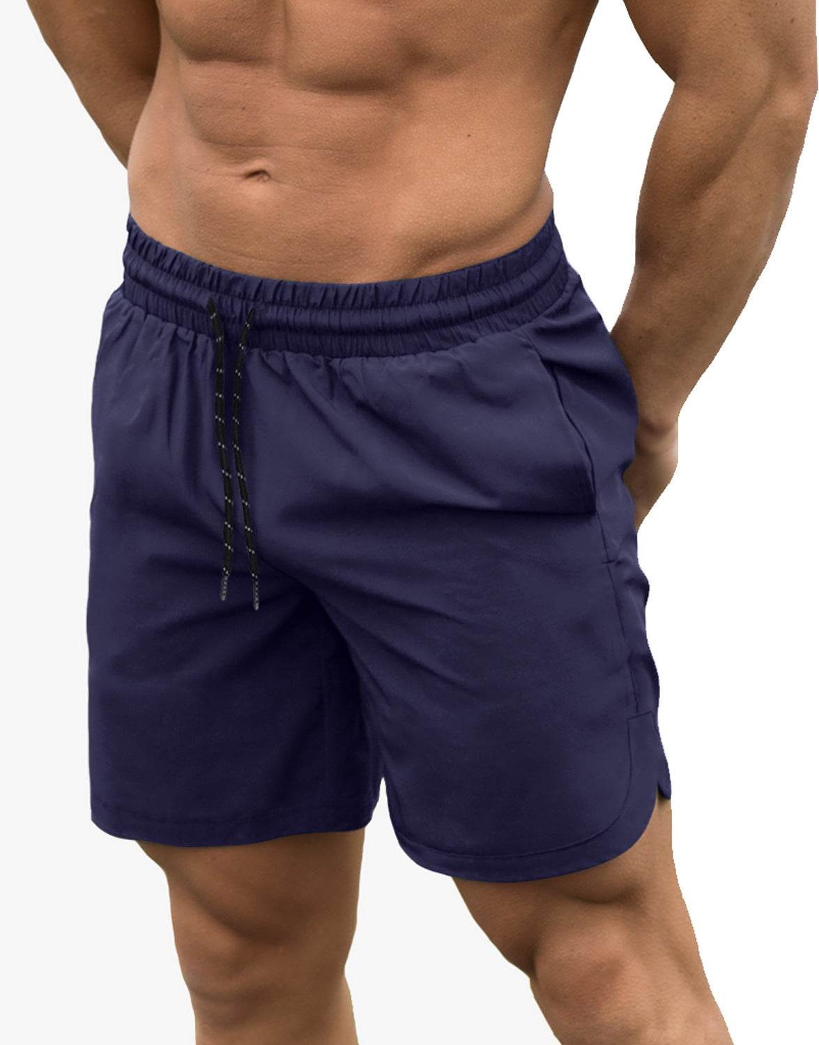 Buycenter Men's Ice Silk Running Shorts - Lightweight & Loose Fit - Buy Center US