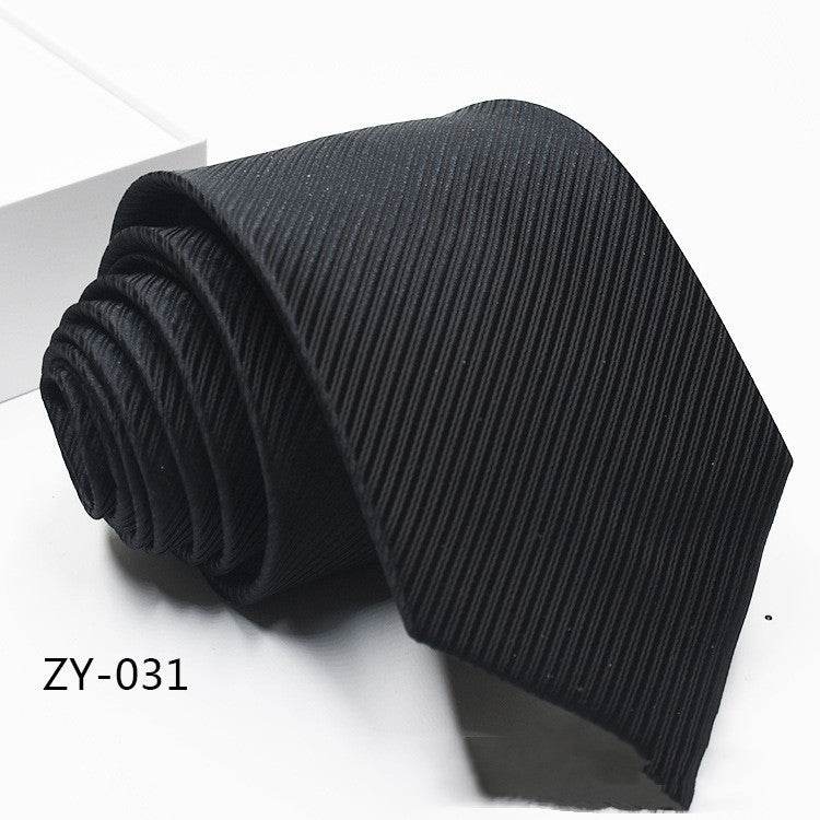 Buycenter Men's 1200D Striped Tie - Elegant Jacquard Style, Various Colors - Buy Center US