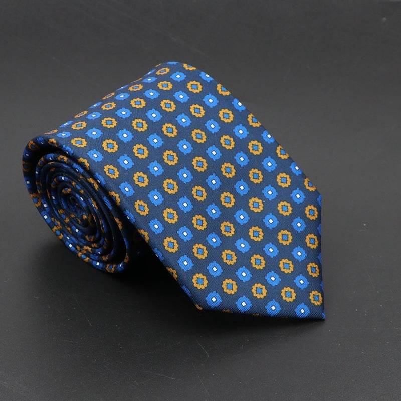 Buycenter Super Soft Silk Ties - 75mm Bohemian Necktie for Men - Buy Center US