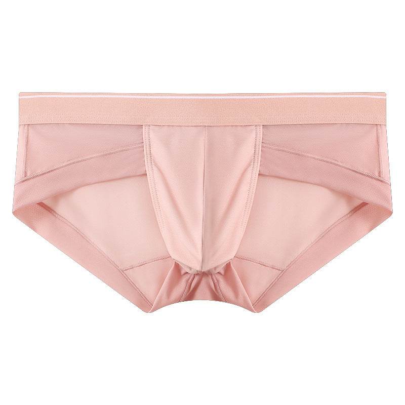 Buycenter Men's Triangle Ice Silk Shorts - Quick Dry, Solid Colors Available - Buy Center US