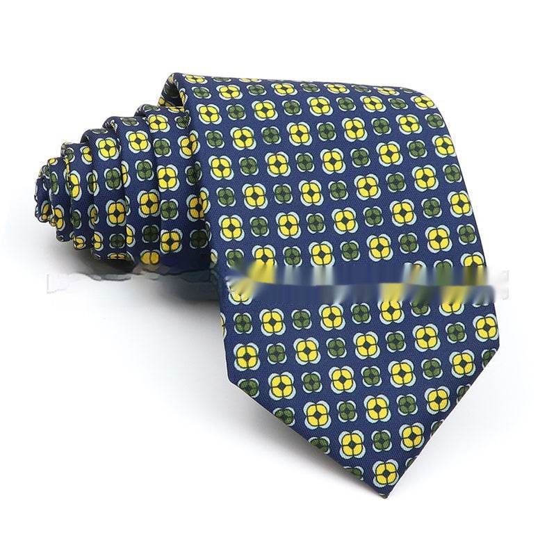 Buycenter Men's Printed Polyester Tie - Stylish Workplace Bow Tie - Buy Center US