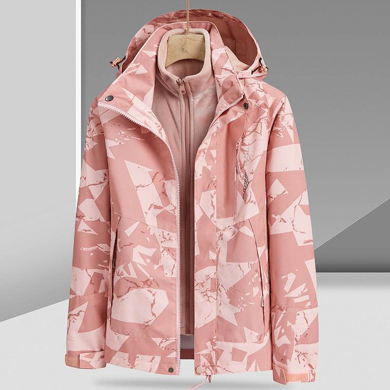 Buycenter 3-in-1 Camouflage Coat - Waterproof & Warm for Outdoor Activities - Buy Center US