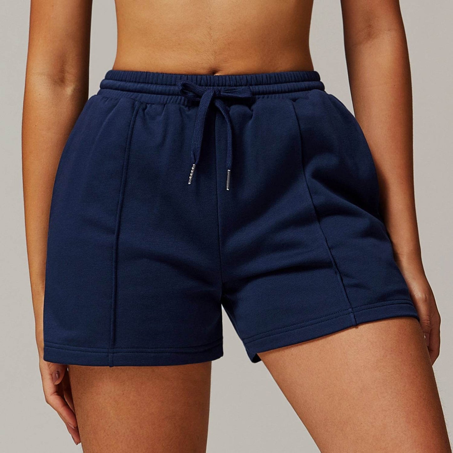 High Waist Loose Track Sweatpants - Casual Running Shorts with Pockets - Buy Center US