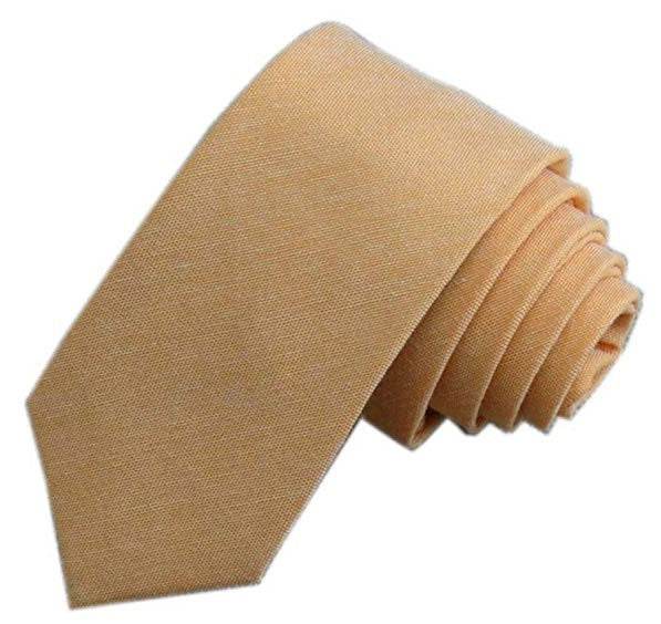 Buycenter 6cm Men's Casual Solid Color Cotton and Linen Bow Tie - Buy Center US