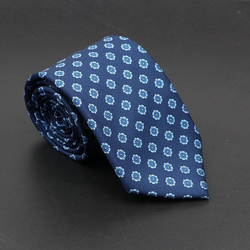 Buycenter Super Soft Silk Ties - 75mm Bohemian Necktie for Men - Buy Center US