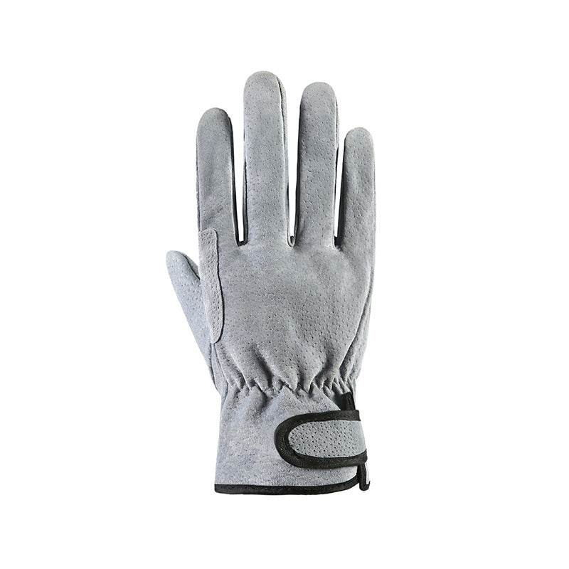 Buycenter Short Arc-Welder's Gloves - Leather Labor Protection Gear - Buy Center US