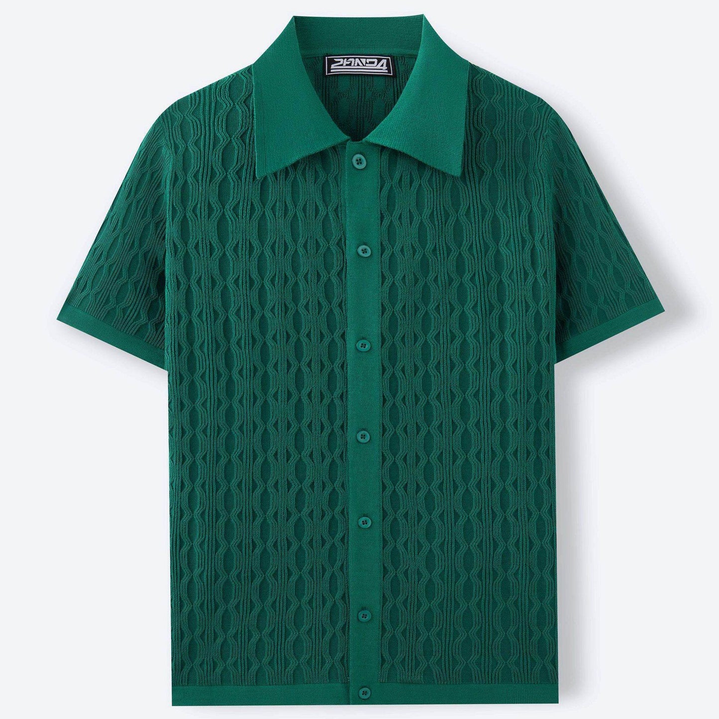 Men's Short-Sleeved Summer Shirt - European & American Style, Multiple Colors - Buy Center US