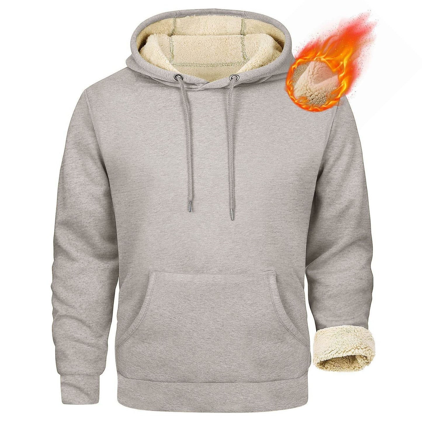 Buycenter Casual Cashmere Hoodie Cardigan - Slim Fit, Long Sleeve, 10 Colors - Buy Center US