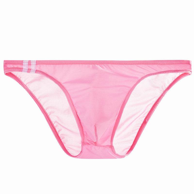 Buycenter Men's Ice Silk Low Waist Briefs - Thin, Breathable Comfort - Buy Center US