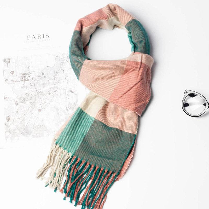 Buycenter Stylish Men's Plaid Scarf - Warm, Soft, Windproof for All Seasons - Buy Center US