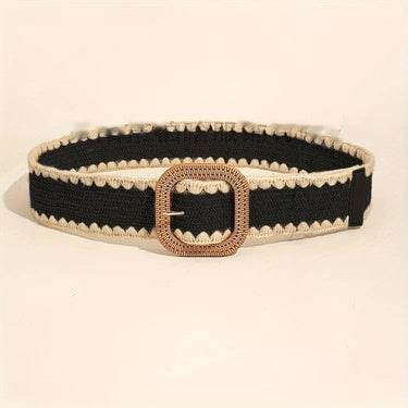 Elegant Wooden Buckle PP Grass Belt - European & American Style - Buy Center US