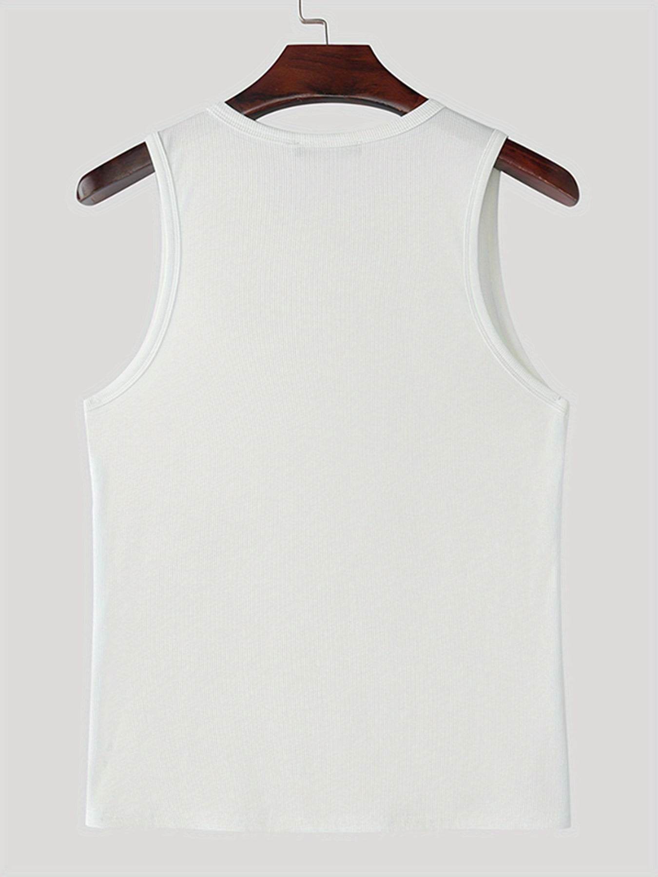 Men's Stylish Purple Ribbed Knit Tank Top - Slim Fit, Casual Zipper Vest - Buy Center US