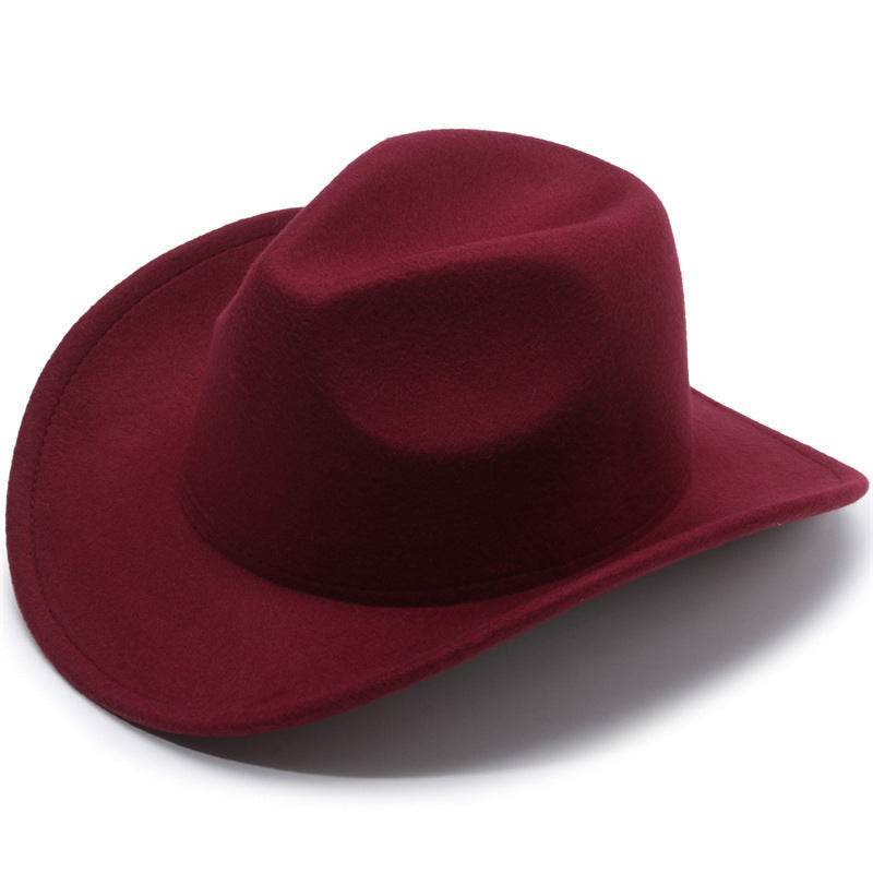 Woolen Cowboy Hat for Men & Women - Adjustable Ethnic Style Summer Accessory - Buy Center US