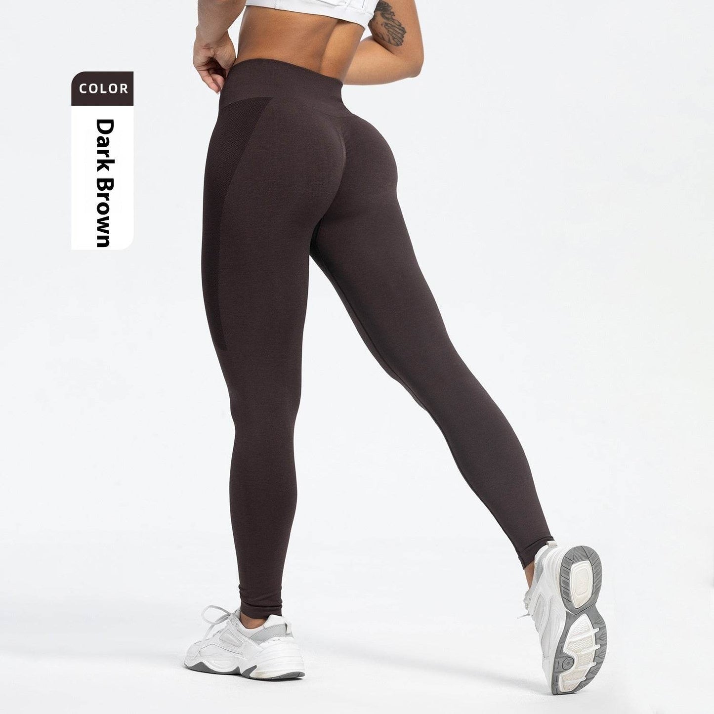 Women's High Waist Yoga Pants - Seamless Fitness Pants in Various Colors - Buy Center US